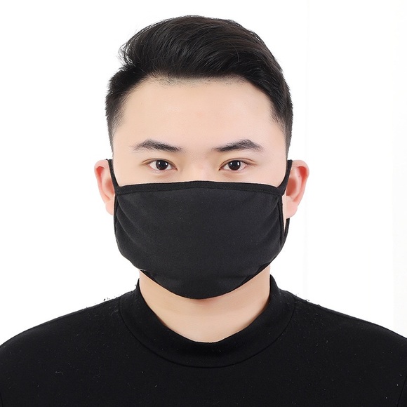 Pack of 10 unisex cotton face masks - Picture 3 of 3
